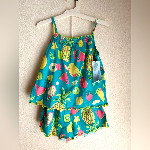 Cat & Jack Tropical Print Sleeveless Pajama/Lounge Set size L 10/12-NWT - Picture 1 of 6
